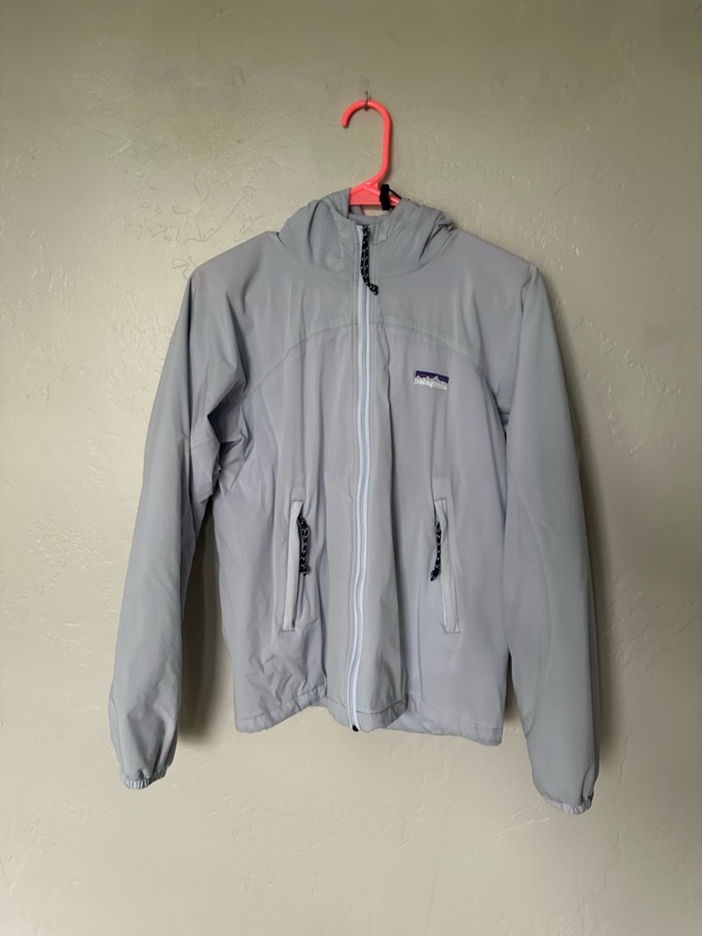 Patagonia Windbreaker Fleece Lined Hooded Full-Zip Shell Jacket